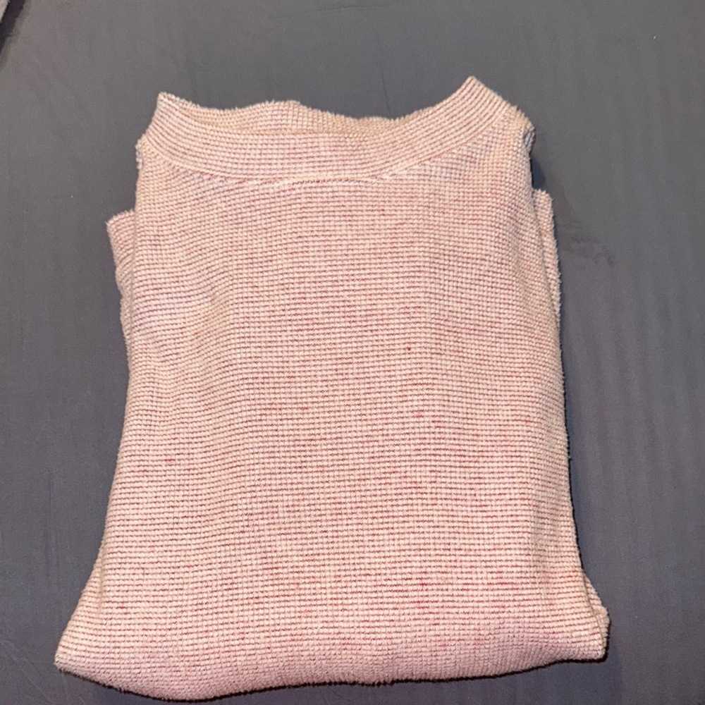 Women's Pink Long Sleeve Sweater